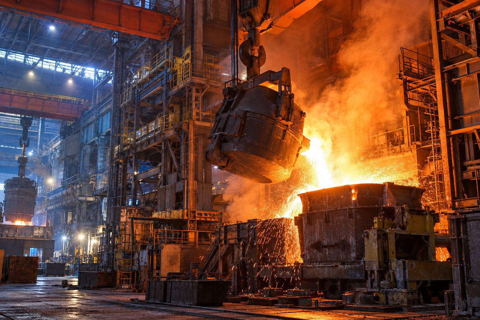 Steel production